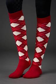 EQ Lax Ridestrømper - Fiery Red