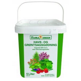 Floragreen Have/Grøntsagsgødning 5 liter