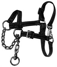 Grime m. kæde til fedekvæg - Sort