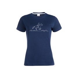 HKM Ride More T-shirt navy