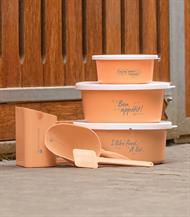 Müsliskål m. låg 2 liter - "Enjoy jour snack" - Fersken