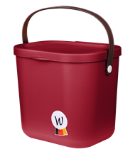 Multispand m. låg ECO 6 liter - Kirsebærrød