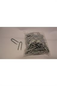 Hegnskramper 50x4mm - Alu/Zink