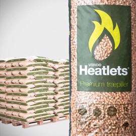 1 palle Heatlets Premium træpiller 6 mm 15 kg 900 kg