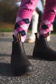 EQ Lax Ridestrømper - Pink Mist