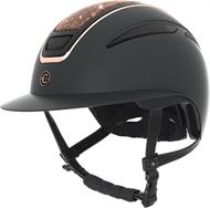 Covalliero Elite Polo Ridehjelm - Sort/Rosegold