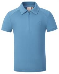 Covalliero Kids Polo Shirt - Smoked Blue