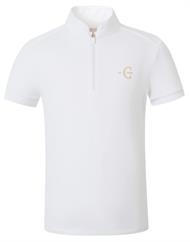 Covalliero Kids Stævnebluse  - Hvid