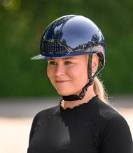 Swing Ridehjelm - H24 Lady Glossy - Blå