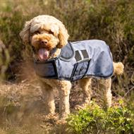 QHP Hundedækken - Misty Blue