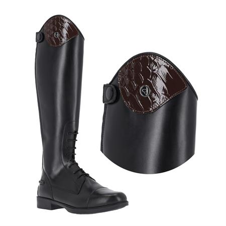 QHP Top til Romy støvler - Croco Brown