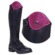 QHP Top til Romy støvler - Snake Hot Pink