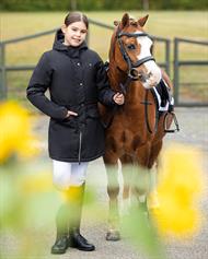 QHP Kids Vinterjakke - Linde - Sort - 164