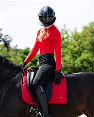 QHP Oakleigh Bluse - Sunset Red