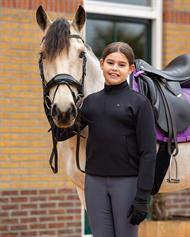 QHP Kids Ridebukser Livora - Iron Grey