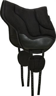 HG Velika Bareback sadel - Sort
