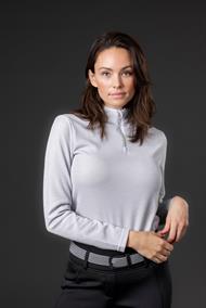 EQ Shimmer bluse - Sølv