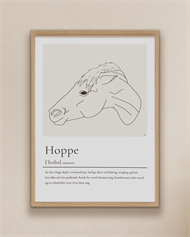 Plakat - A4 - Hoppe | Mia & Mulen