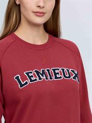 LeMieux Vida Varsity Crew Neck Sweat - Russet