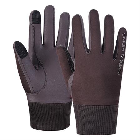 IR Vinterridehandsker - Hide & Shine - Chocolate