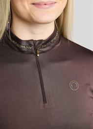 MoVeronica Thermo Bluse - Black Peony