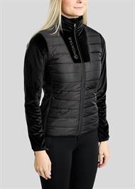 MoValerie Velvet Hybrid Jakke - Sort