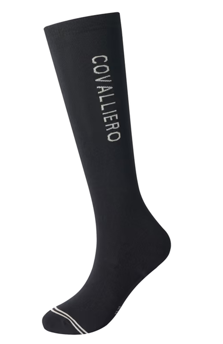 Covalliero Ridestrømper - Sort