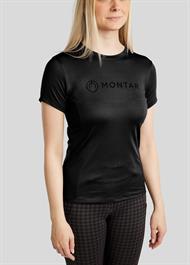 Montar Hannah Logo T-Shirt - Sort