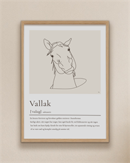 Plakat - A4 - Vallak | Mia & Mulen