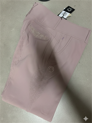 Montar Curve Ridebukser Briella - Dusty Rose m. Rosegold