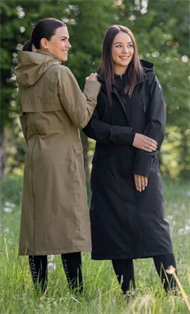 Covalliero Regnfrakke - Sort