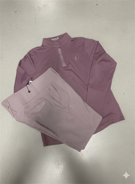 Montar Curve Bluse - Briella - Dusty Rose