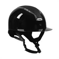 Horka Gaudi Ridehjelm Glossy - Sort/Sølv