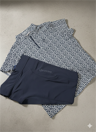 Montar Curve T-Shirt - Leonora - Dark Slate Leo Printed