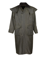 Oxford Blue Oilskinsfrakke - Dark Olive